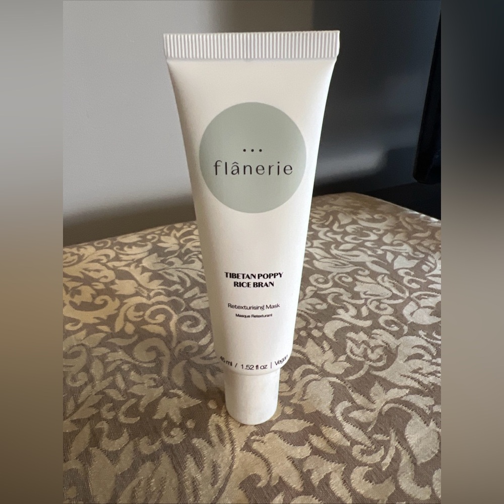 Flanerie Tibetan Poppy Rice Bran Retexturising Mask New 45ml Vegan Made In Italy